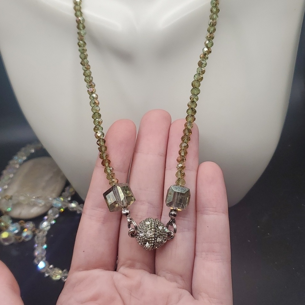 N3013 Swarovski high end cube fashion choker‎ necklace
